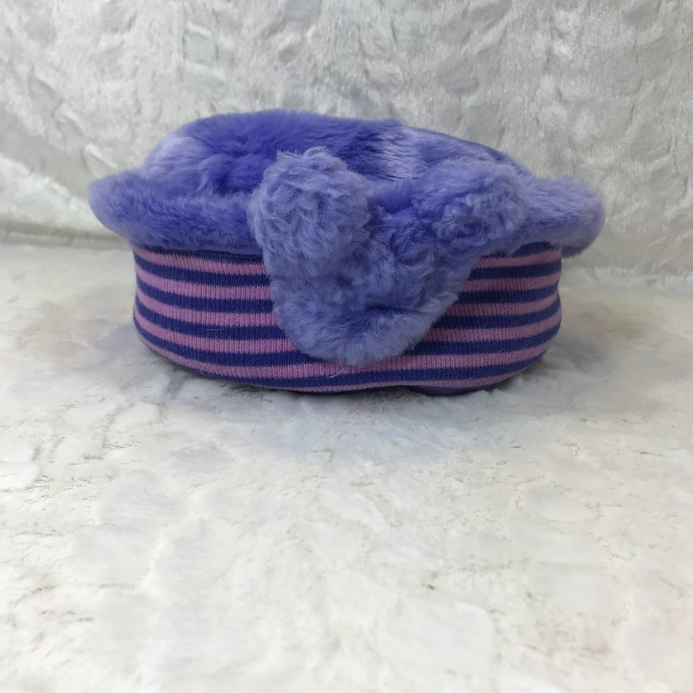 Fuzzy le top winter hat soft and warm